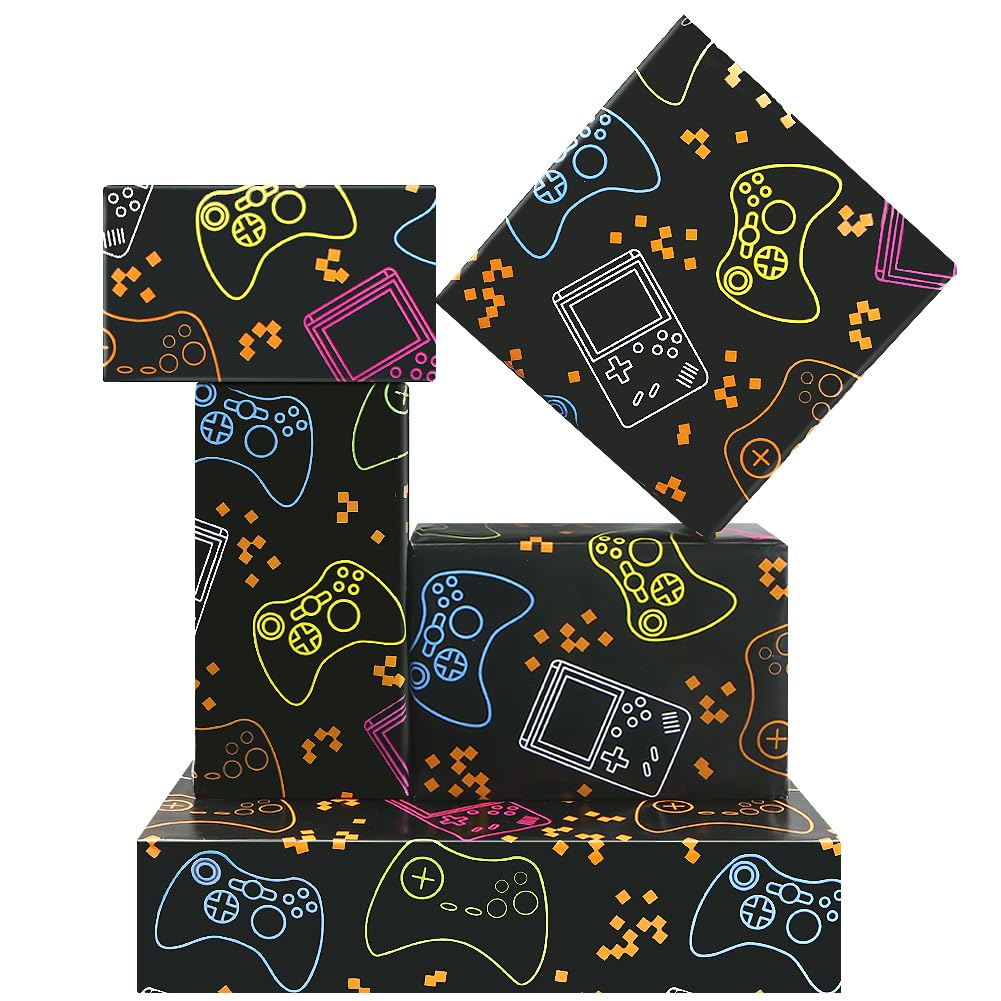 Gaming Birthday Wrapping Paper