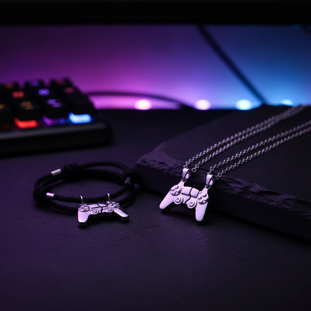 Player One & Player Two Pendant Set