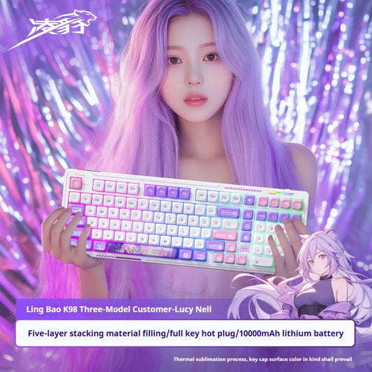AULA LINGBAO K98 PRO Mechanical Keyboard