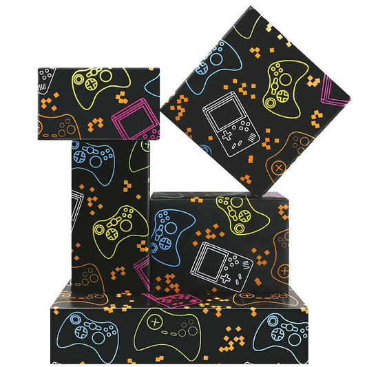Gaming Birthday Wrapping Paper