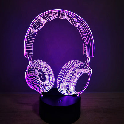 3D Visual Gaming Night Light with Controller Design