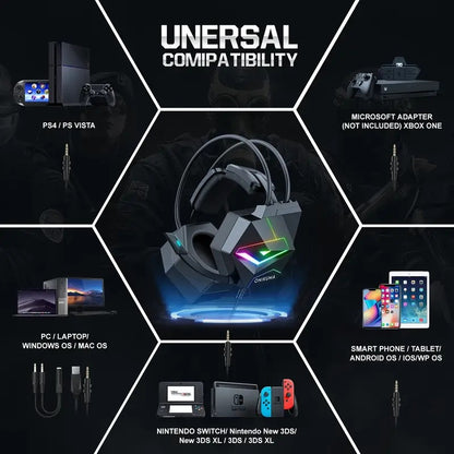 ONIKUMA X20 Over-Ear Gaming Headset with Microphone