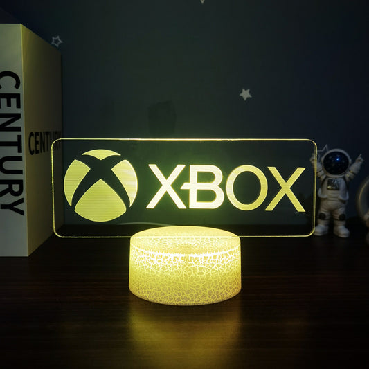 3D Visual Gaming Night Light with Controller Design