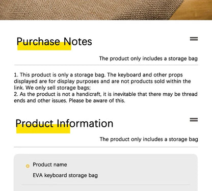 Carry Case for Mechanical Keyboards