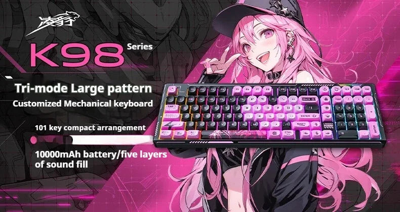 AULA LINGBAO K98 PRO Mechanical Keyboard