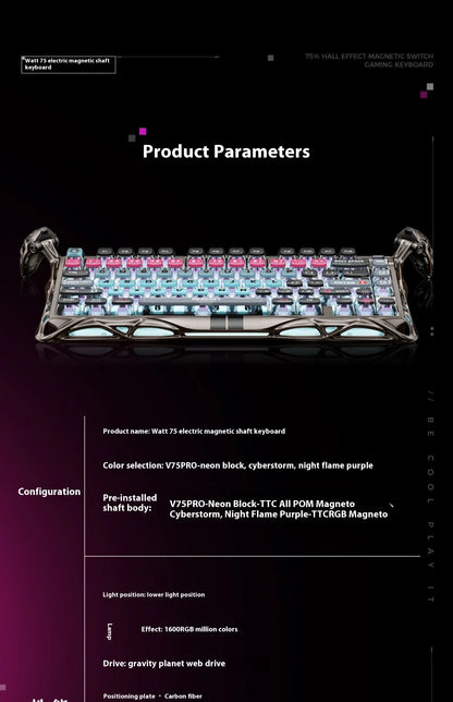 Gravastar 75PRO Mechanical Keyboard