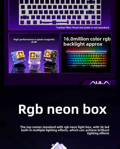 AULA HERO 84HE Keyboard + SC580 Mouse Bundle