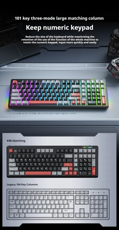 AULA LINGBAO K98 PRO Mechanical Keyboard