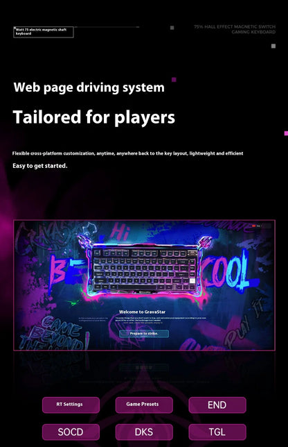 Gravastar 75PRO Mechanical Keyboard