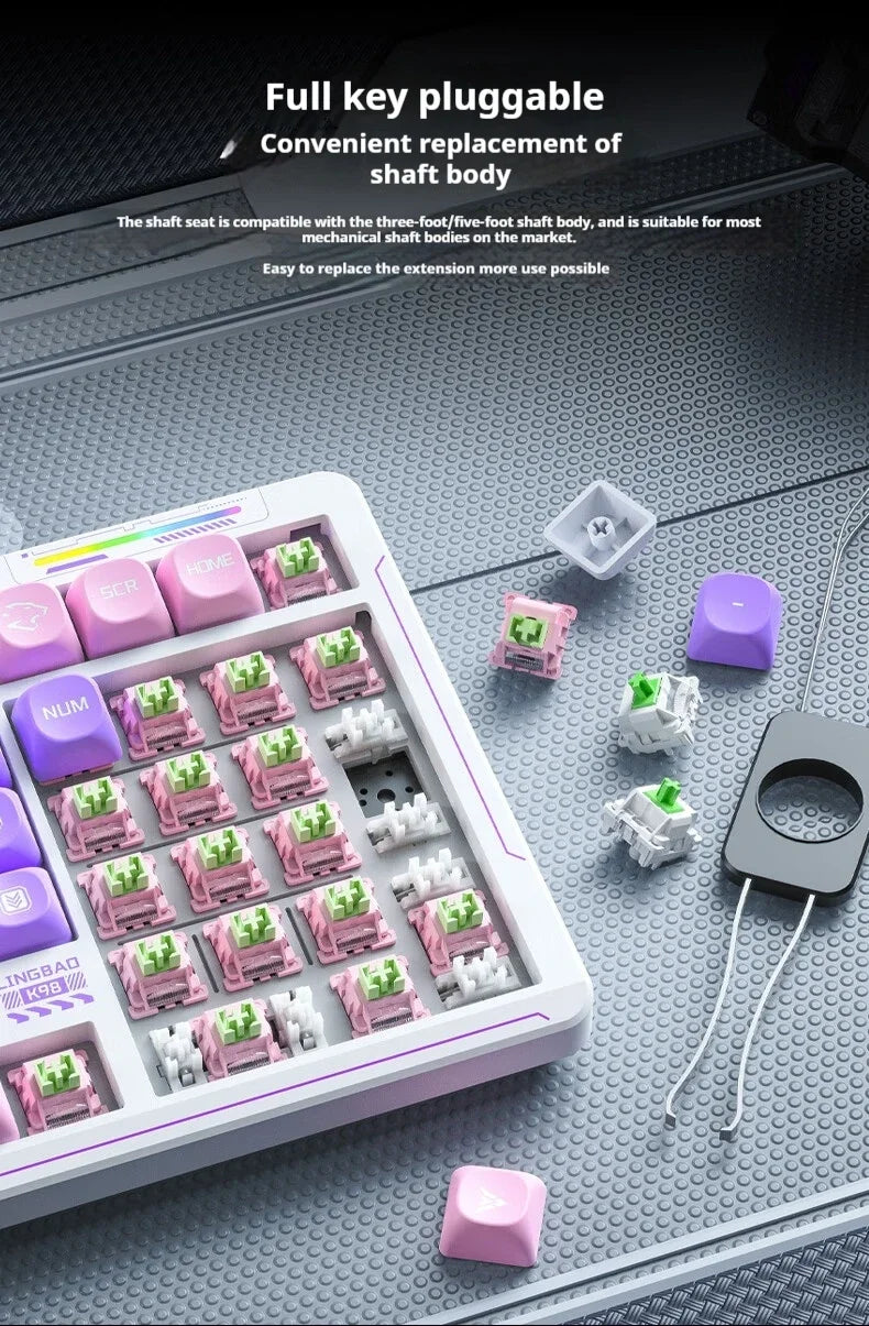 AULA LINGBAO K98 PRO Mechanical Keyboard