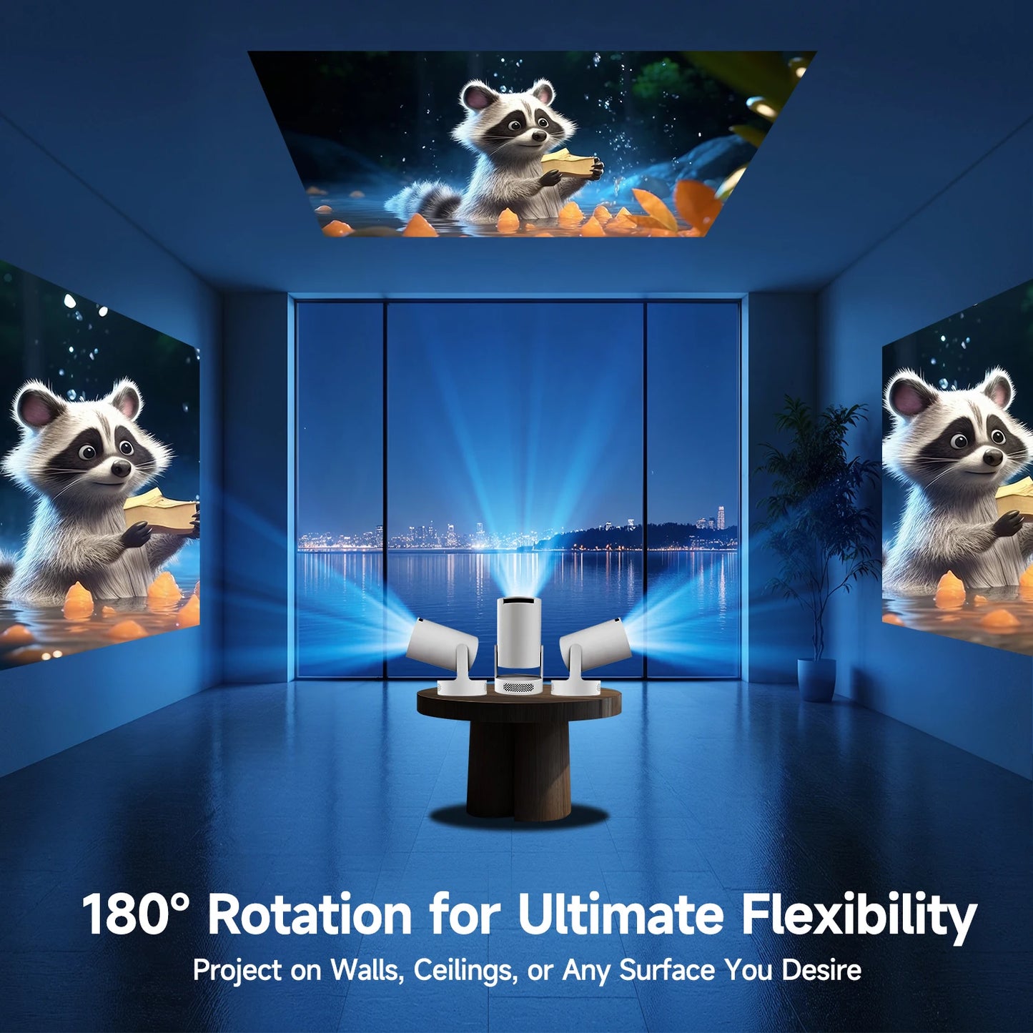 Magcubic 8K HY300 Pro Projector (US, EU, AU, & UK plug options)