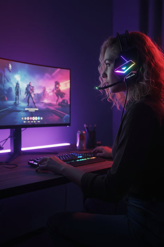 ONIKUMA X20 Over-Ear Gaming Headset with Microphone