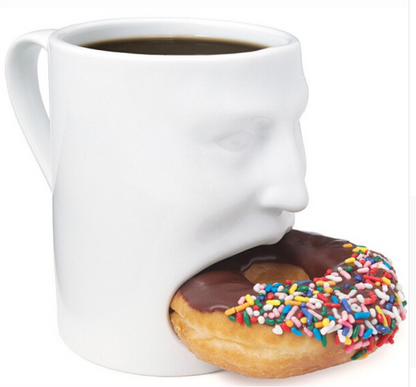 Comedic Snack Mug for Gamers