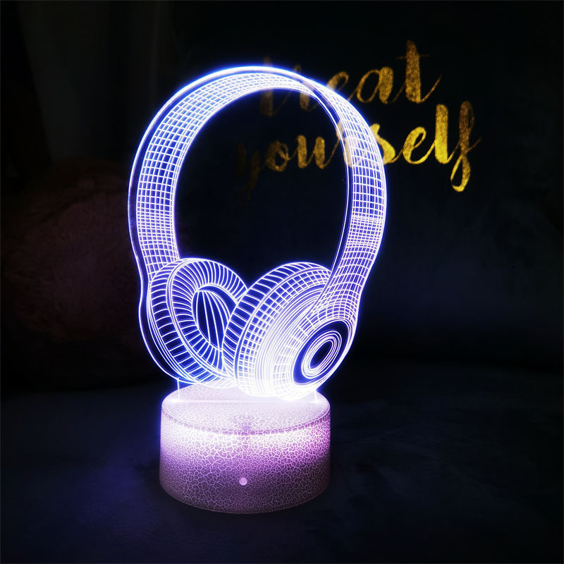 3D Visual Gaming Night Light with Controller Design