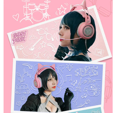 DQ Studio Cat Ear Headphones