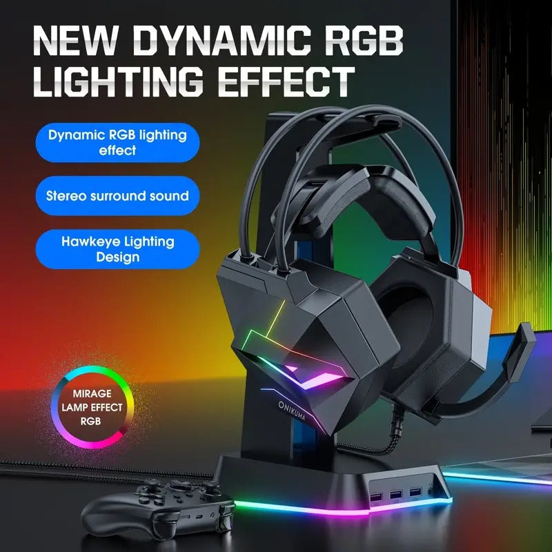 ONIKUMA X20 Over-Ear Gaming Headset with Microphone